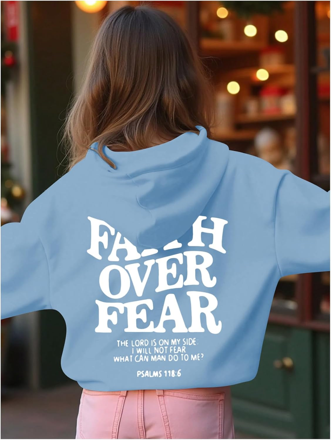 Girl'S Letter Graphic Hoodies Long Sleeve Sweatshirts Pullover Tops Preppy Cute Hoodies Trendy